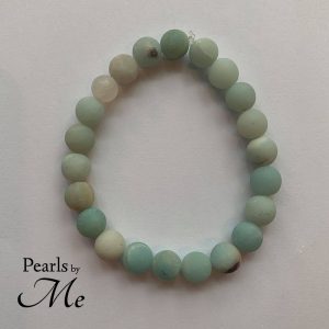 Grøn Agat Armbånd Pearls by Me