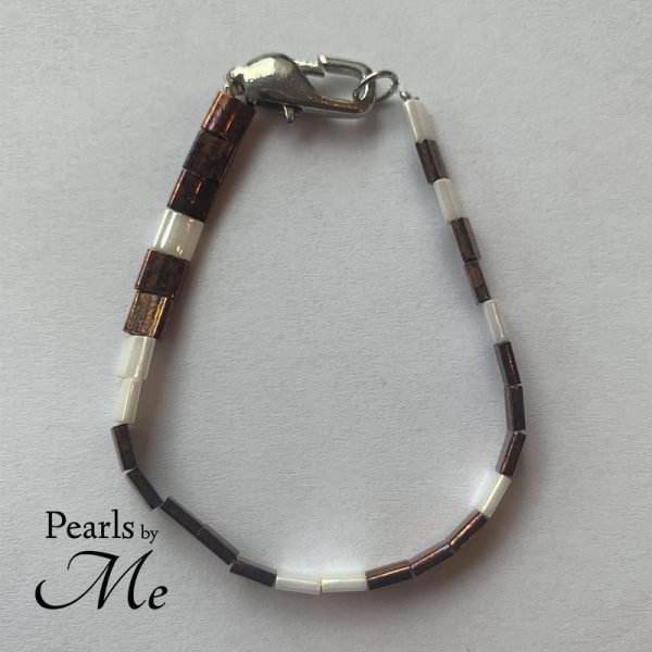 Miyuki Tila armbånd af Pearls by Me